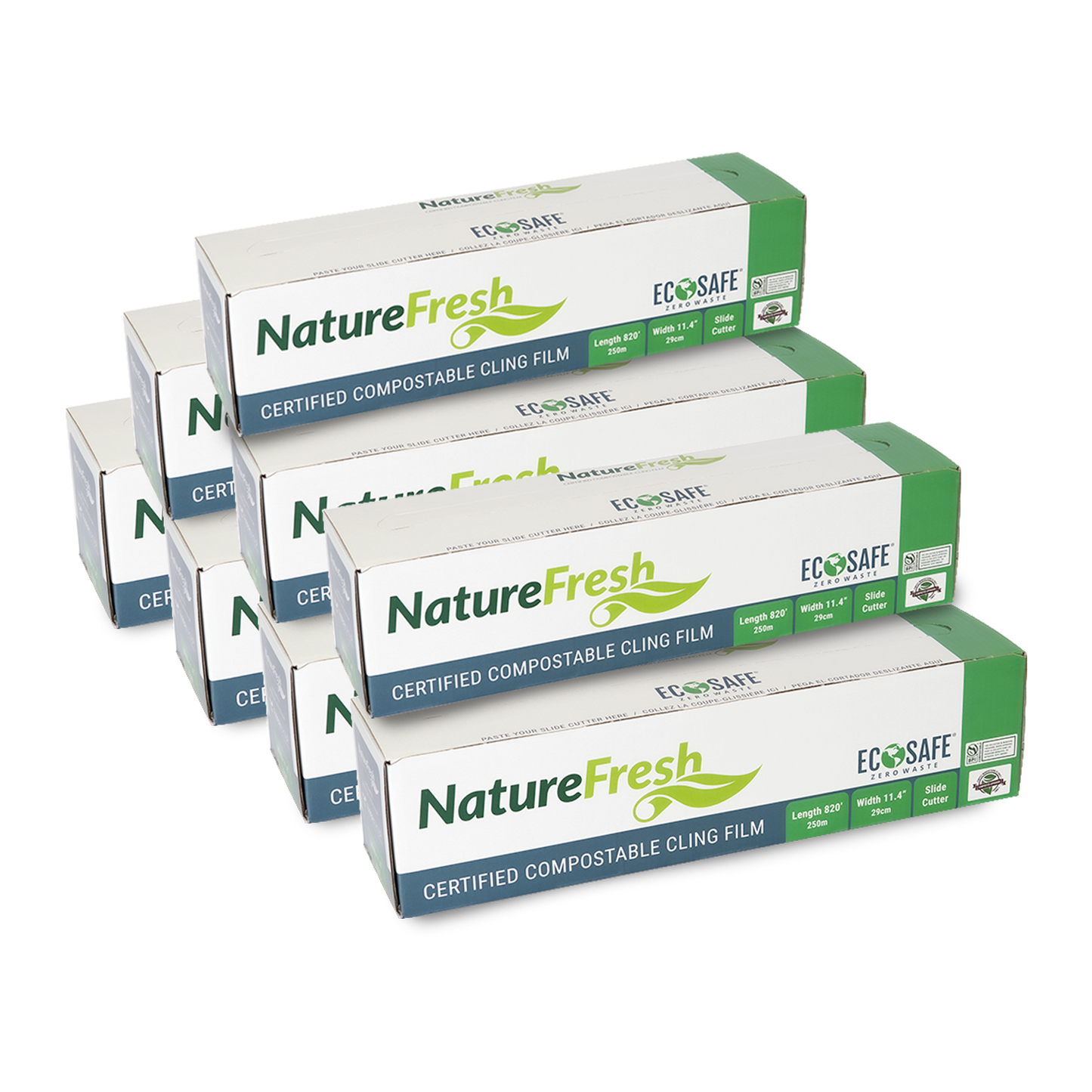 11.4"x820" Compostable Cling Film Cutterbox (Case)