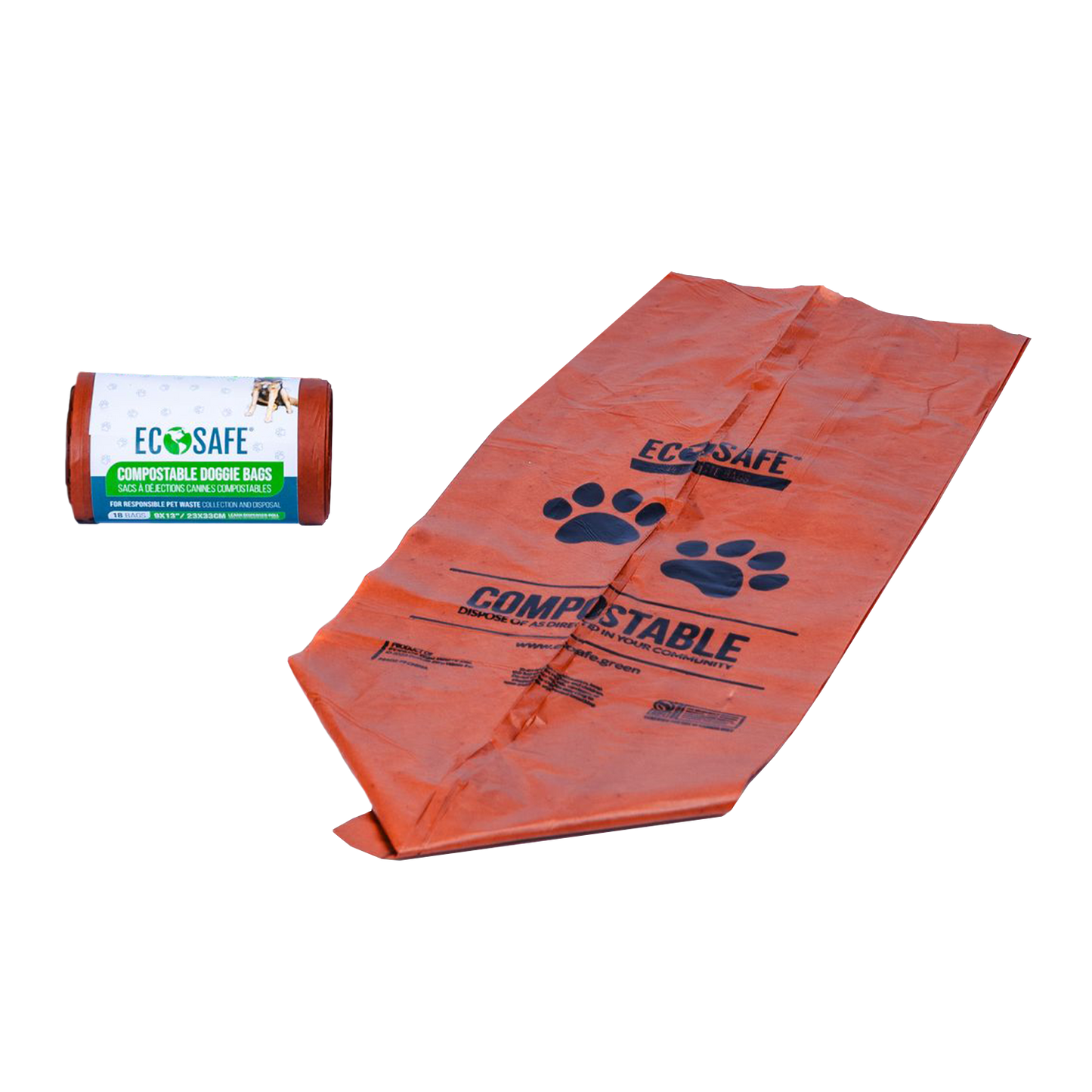 Compostable Doggie Bag - Leash Dispenser Roll (Each)