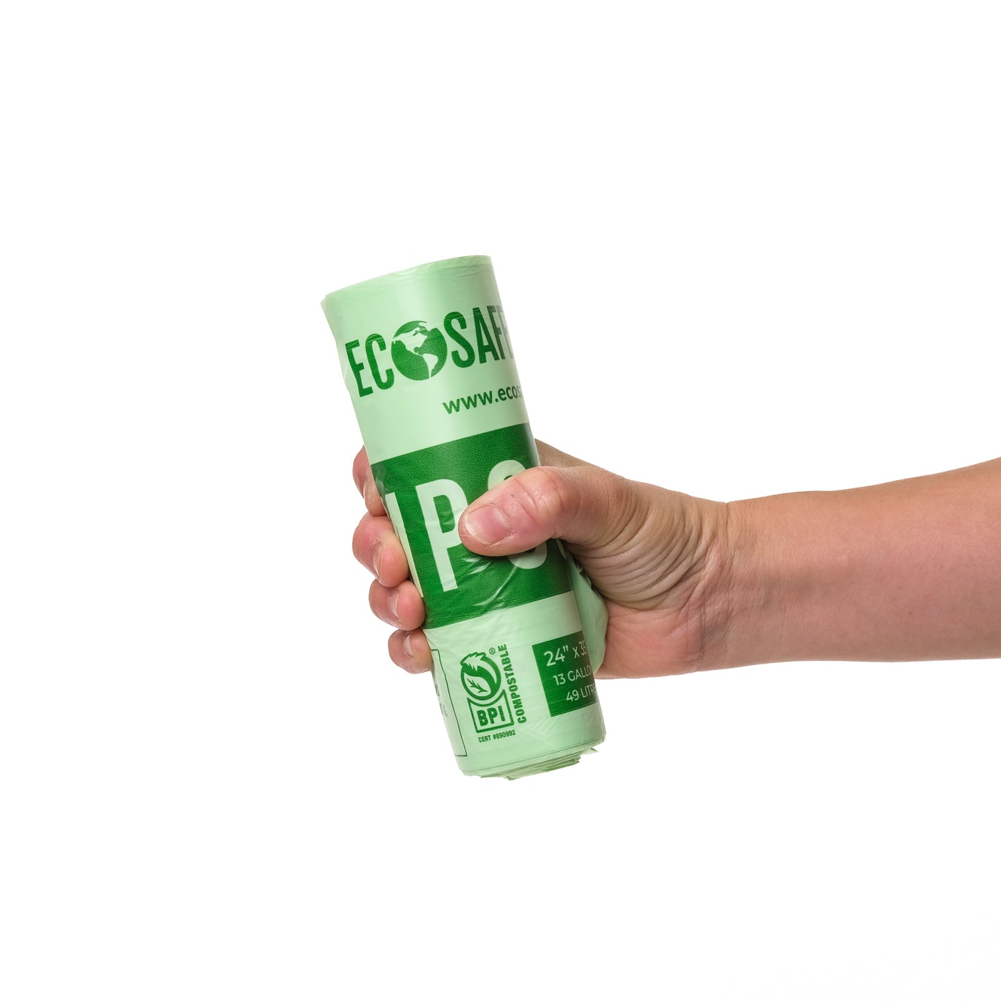 EcoSafe® Compostable Tall Food Scraps Bag with Handles
