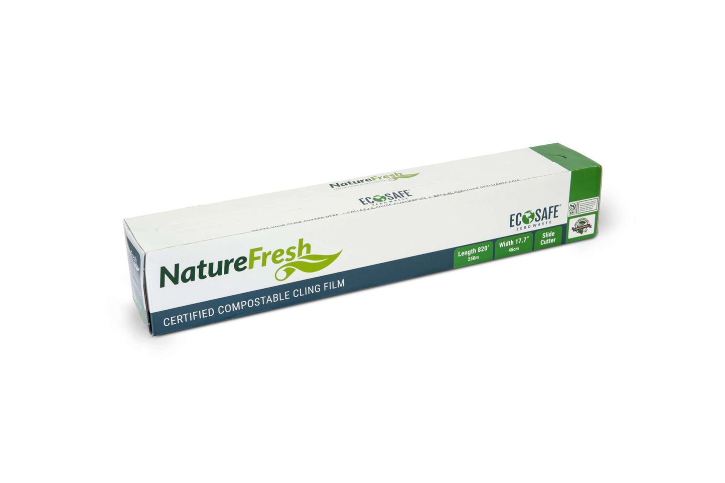 17.7"x820' Compostable Cling Film Cutterbox (Each)