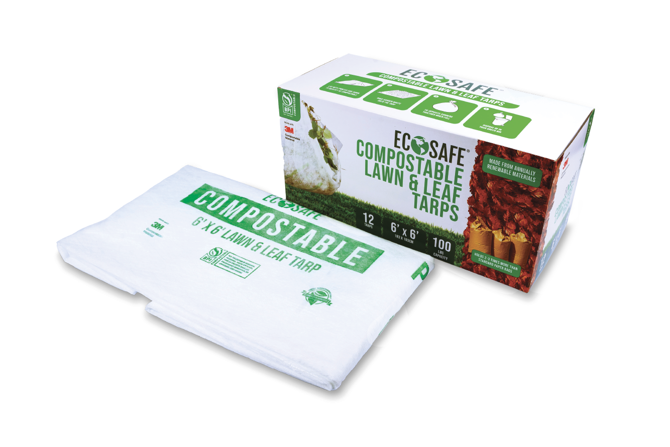 72x72" Compostable Lawn and Leaf Tarp