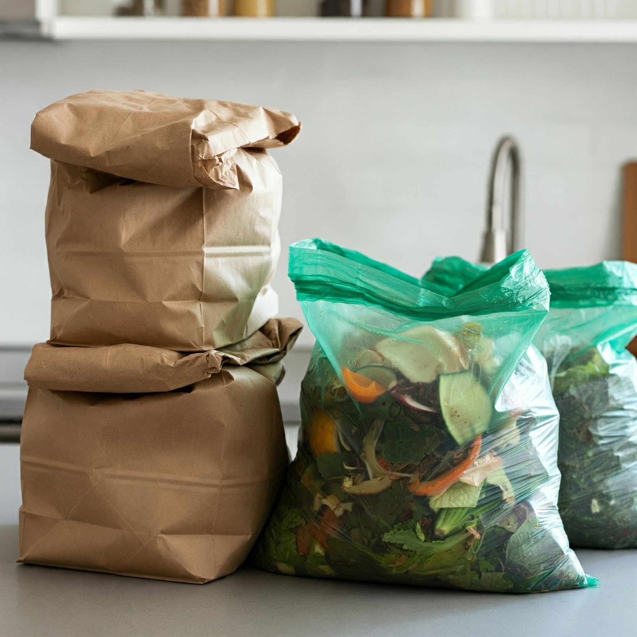 Compostables Compared: Paper vs Film Bags