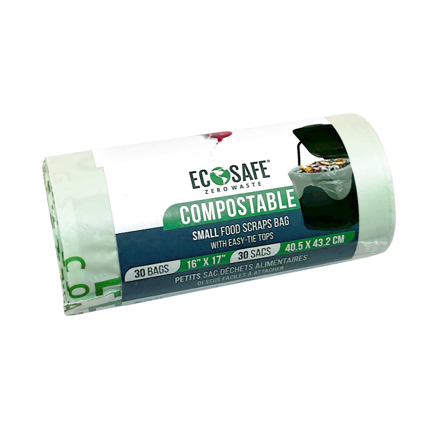 EcoSafe® Compostable Small Food Scraps Bag with Handles