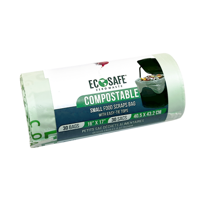 EcoSafe® Compostable Small Food Scraps Bag with Handles