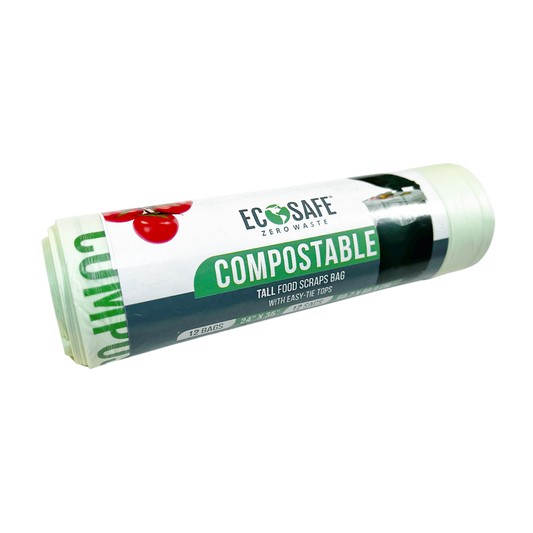 EcoSafe® Compostable Tall Food Scraps Bag with Handles
