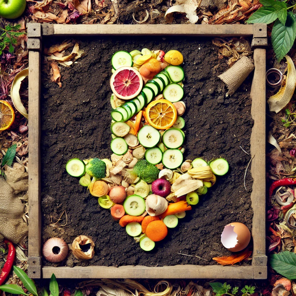 A_download_symbol_made_of_food_scraps