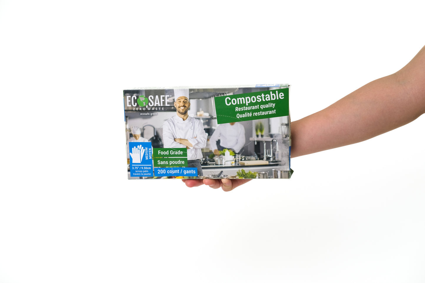 EcoSafe® Compostable Food Prep Gloves (Case)