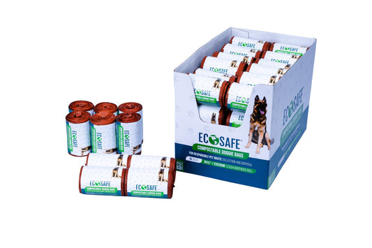 Compostable Doggie Bag - Leash Dispenser Roll (Case)