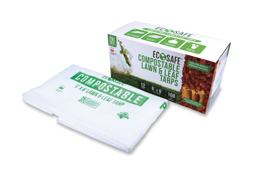 72x72" Compostable Lawn and Leaf Tarp (Case)