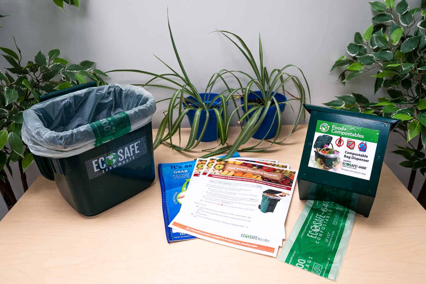 Ecosafe Green | Zero waste - paper and recycling bin