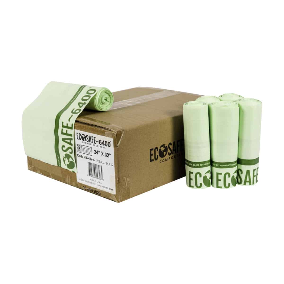 EcoSafe 24x32 Compostable Bags/Liners