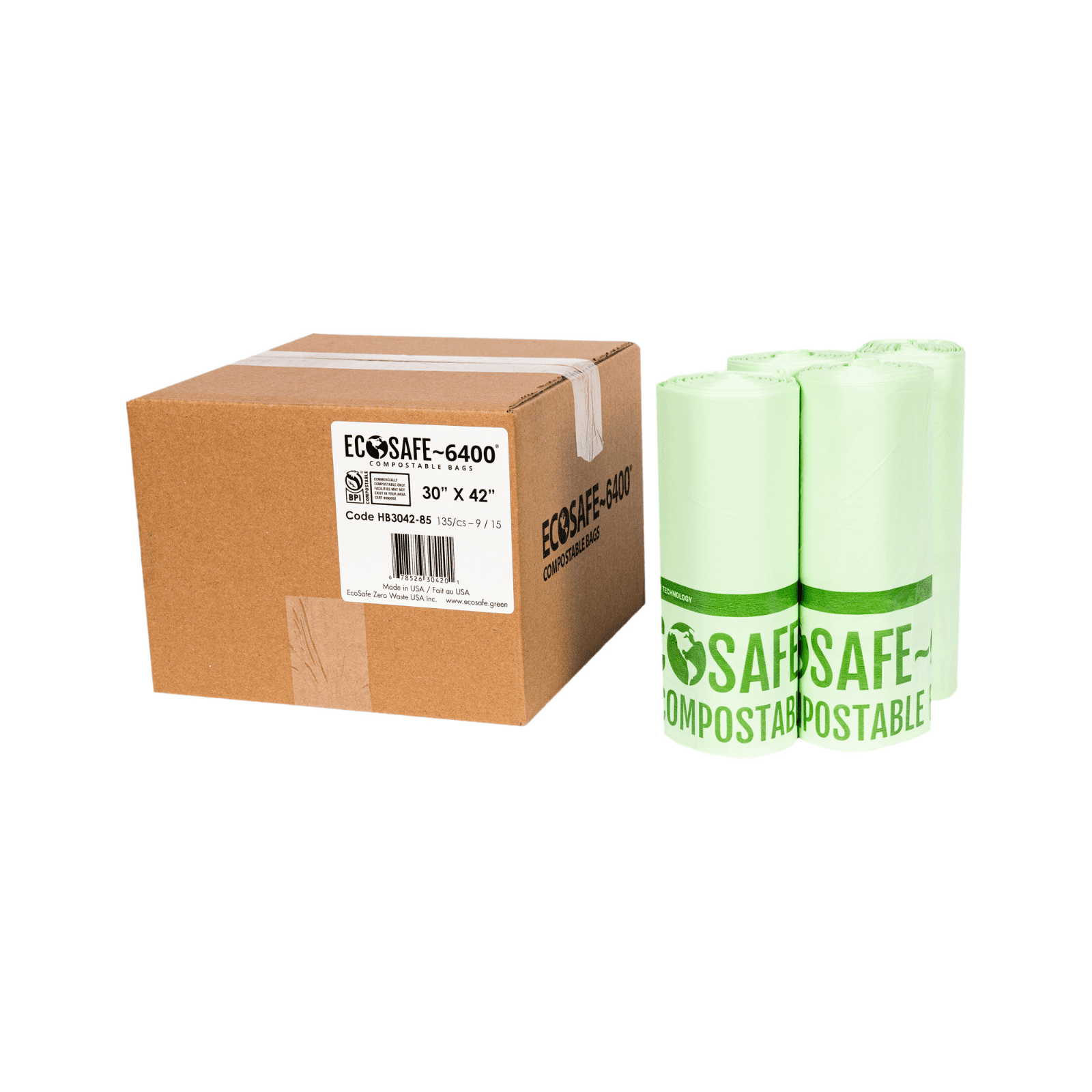 EcoSafe 30x42 Compostable Bags/Liners