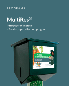 EcoSafe multi-res dispenser for compostable bags
