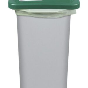 Waste-Watcher_Single_LiftLid_wDolly_Front